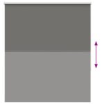 vidaXL Roleta Zatemnenie sivá 120x130 cm Šírka látky 116,6 cm – Obrázok 5