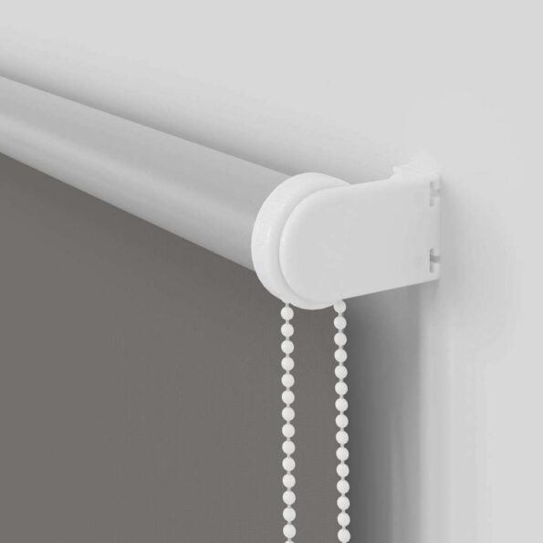 vidaXL roleta Blackout sivá 150x130 cm Šírka látky 146,6cm Polyester – Obrázok 11