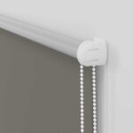 vidaXL Roleta Zatemnenie sivá 75x150 cm Šírka látky 70,7cm Polyester – Obrázok 11