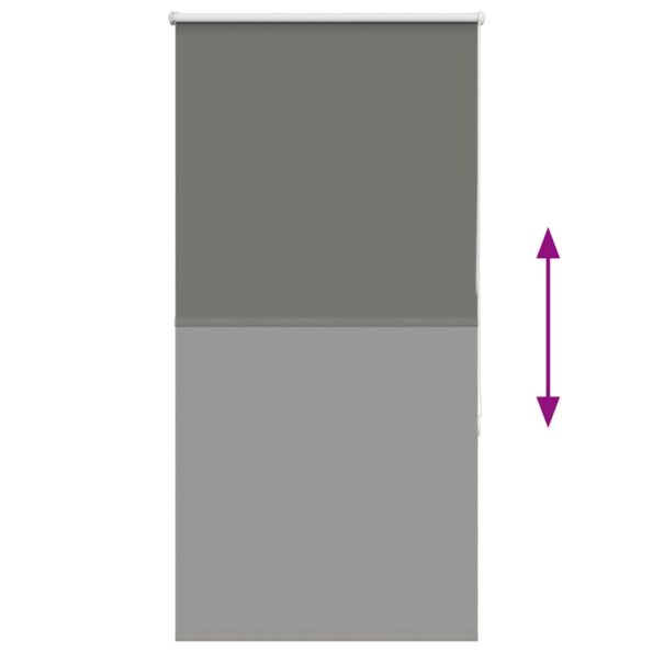 vidaXL Roleta Zatemnenie sivá 85x150 cm Šírka látky 80,7cm Polyester – Obrázok 5