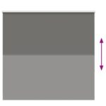 vidaXL roleta Blackout sivá 155x150 cm Šírka látky 151,6cm Polyester – Obrázok 5
