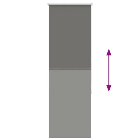 vidaXL roleta Blackout sivá 40x175 cm Šírka látky 35,7cm Polyester – Obrázok 5