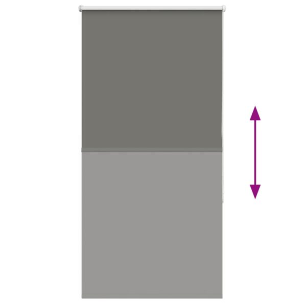 vidaXL Roleta Zatemnenie sivá 85x175 cm Šírka látky 80,7cm Polyester – Obrázok 5