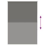 vidaXL Roleta Zatemnenie sivá 100x175cm Šírka látky 95,7cm Polyester – Obrázok 5