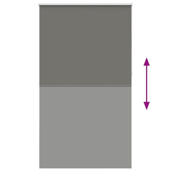 vidaXL roleta Blackout sivá 135x210 cm Šírka látky 131,6cm Polyester – Obrázok 5
