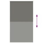 vidaXL Roleta Zatemnenie sivá 120x230 cm Šírka látky 116,6 cm – Obrázok 5