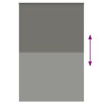vidaXL roleta Blackout sivá 155x230 cm Šírka látky 151,6cm Polyester – Obrázok 5