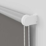 vidaXL roleta Blackout sivá 155x230 cm Šírka látky 151,6cm Polyester – Obrázok 11