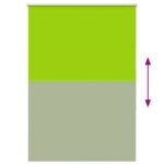 vidaXL Roleta Zatemnenie listy zelené 95x150 cm Šírka látky 90,7cm – Obrázok 9