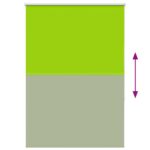 vidaXL Roleta Zatemnenie listy zelené 105x150 cm Šírka látky 100,7 cm – Obrázok 9