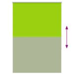 vidaXL Roleta Zatemnenie listy zelené 110x150 cm Šírka látky 105,7 cm – Obrázok 9