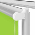 vidaXL roleta Blackout listy zelené 155x150 cm Šírka látky 151,6cm – Obrázok 11