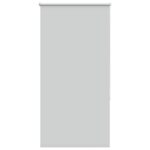 vidaXL Roleta Zatemnenie svetlo šedá 90x130 cm Šírka látky 85,7cm