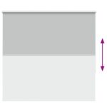 vidaXL roleta Blackout svetlo šedá 145x130 cm Šírka látky 141,6cm – Obrázok 9