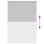 vidaXL Roleta Zatemnenie svetlo šedá 110x150 cm Šírka látky 105,7 cm – Obrázok 9