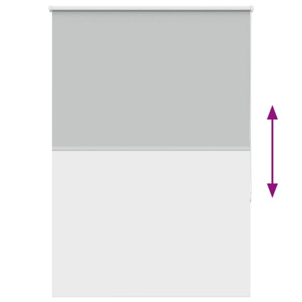 vidaXL Roleta Zatemnenie svetlo šedá 110x150 cm Šírka látky 105,7 cm – Obrázok 9