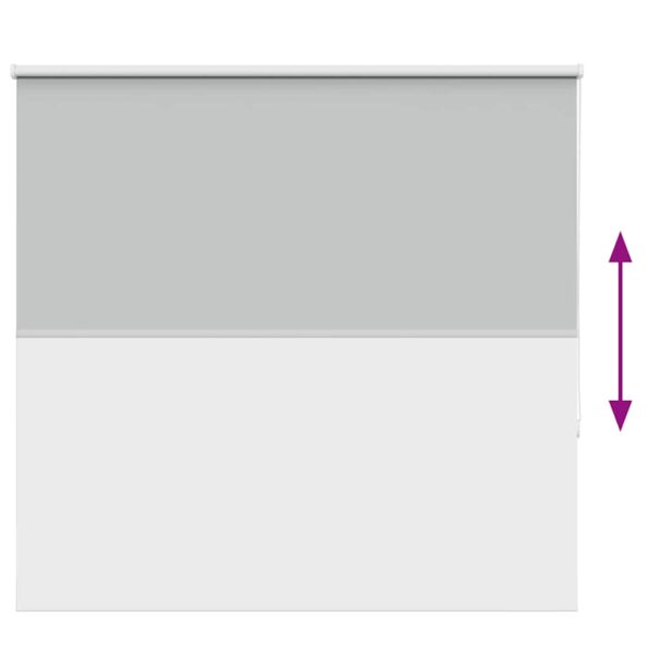 vidaXL roleta Blackout svetlo šedá 160x150 cm Šírka látky 156,6cm – Obrázok 9