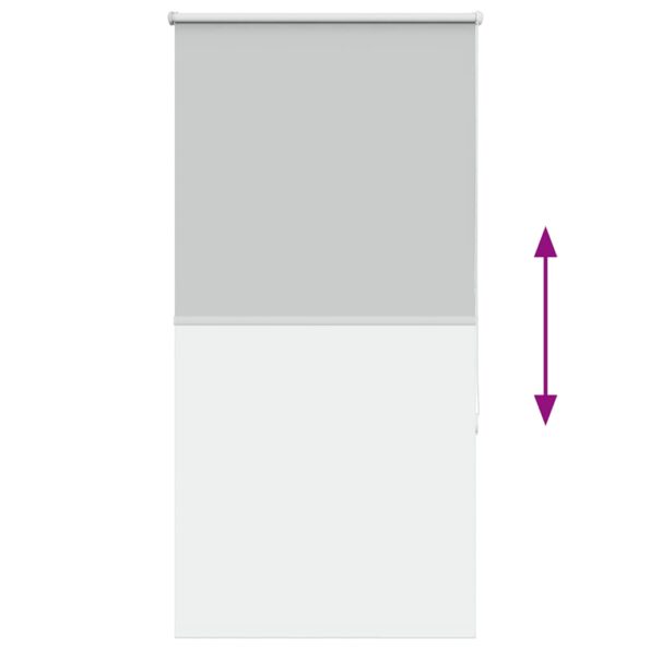 vidaXL Roleta Zatemnenie svetlo šedá 75x175 cm Šírka látky 70,7cm – Obrázok 9