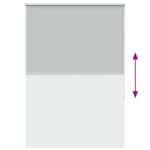 vidaXL Roleta Zatemnenie svetlo šedá 95x175 cm Šírka látky 90,7cm – Obrázok 9
