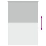 vidaXL Roleta Zatemnenie svetlo šedá 100x175 cm Šírka látky 95,7cm – Obrázok 9