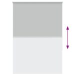 vidaXL Roleta Zatemnenie svetlo šedá 110x175 cm Šírka látky 105,7 cm – Obrázok 9