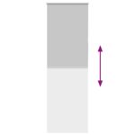 vidaXL Roleta Zatemnenie svetlo šedá 85x210 cm Šírka látky 80,7cm – Obrázok 9