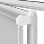 vidaXL roleta zatemnenie svetlo šedá 155x230 cm Šírka látky 151,6cm – Obrázok 11