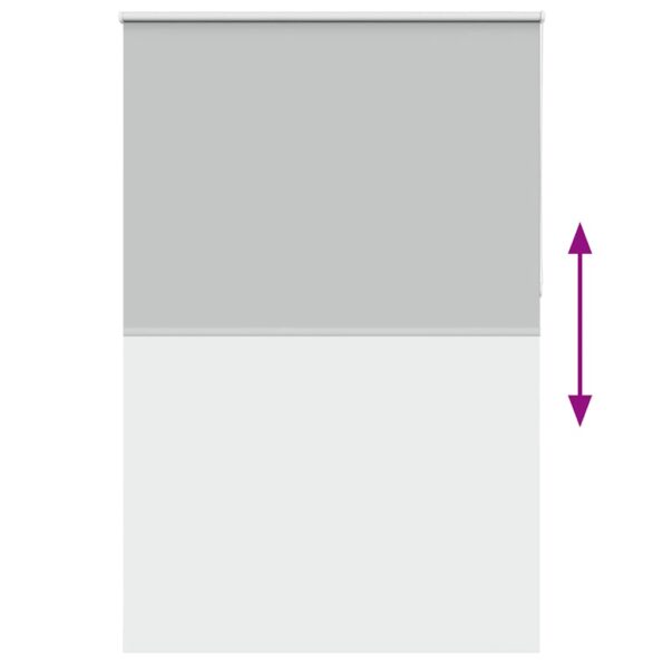 vidaXL roleta zatemnenie svetlo šedá 155x230 cm Šírka látky 151,6cm – Obrázok 9