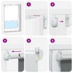 vidaXL Roleta Zatemnenie tmavomodré 105x150 cm Šírka látky 100,7 cm – Obrázok 6