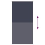 vidaXL Roleta Zatemnenie tmavomodré 80x175 cm Šírka látky 75,7 cm – Obrázok 5