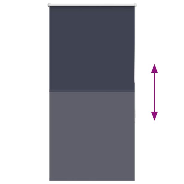 vidaXL Roleta Zatemnenie tmavomodré 80x175 cm Šírka látky 75,7 cm – Obrázok 5