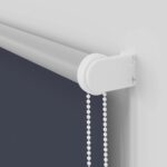 vidaXL Roleta Zatemnenie tmavomodré 120x230 cm Šírka látky 116,6 cm – Obrázok 12