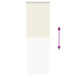 vidaXL Roleta zatemnenie sivobiele 45x150 cm Šírka látky 40,7 cm – Obrázok 5