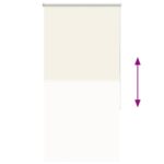 vidaXL Roleta zatemnenie sivobiele 75x150 cm Šírka látky 70,7cm – Obrázok 9