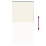 vidaXL Roleta zatemnenie sivobiele 80x150 cm Šírka látky 75,7cm – Obrázok 9