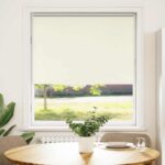 vidaXL Roleta Zatemnenie sivobiele 90x150 cm Šírka látky 85,7cm – Obrázok 2