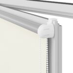 vidaXL Roleta Zatemnenie sivobiele 90x150 cm Šírka látky 85,7cm – Obrázok 12