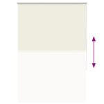 vidaXL Roleta Zatemnenie sivobiele 110x150 cm Šírka látky 105,7 cm – Obrázok 9