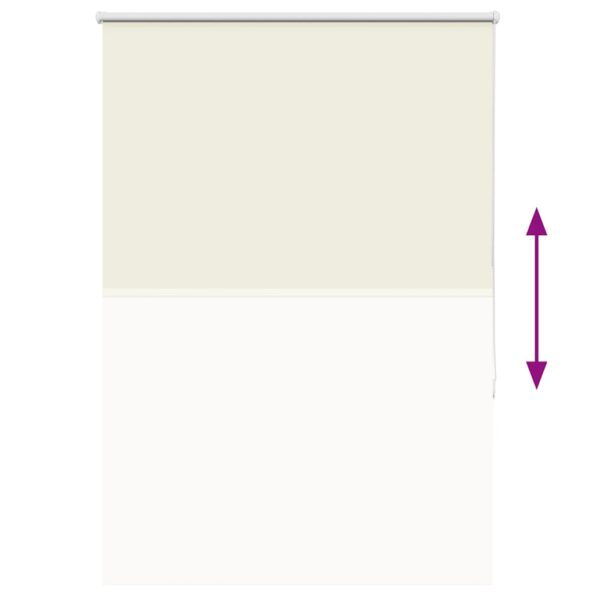 vidaXL Roleta Zatemnenie sivobiele 110x150 cm Šírka látky 105,7 cm – Obrázok 9