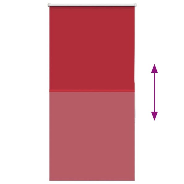 vidaXL Roleta Zatemnenie červená 70x150cm Šírka látky 65,7cm Polyester – Obrázok 5