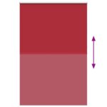 vidaXL Roleta Zatemnenie červená 165x230 cm Šírka látky 161,6 cm – Obrázok 5