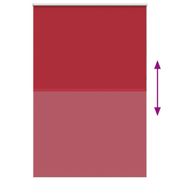 vidaXL Roleta Zatemnenie červená 165x230 cm Šírka látky 161,6 cm – Obrázok 5