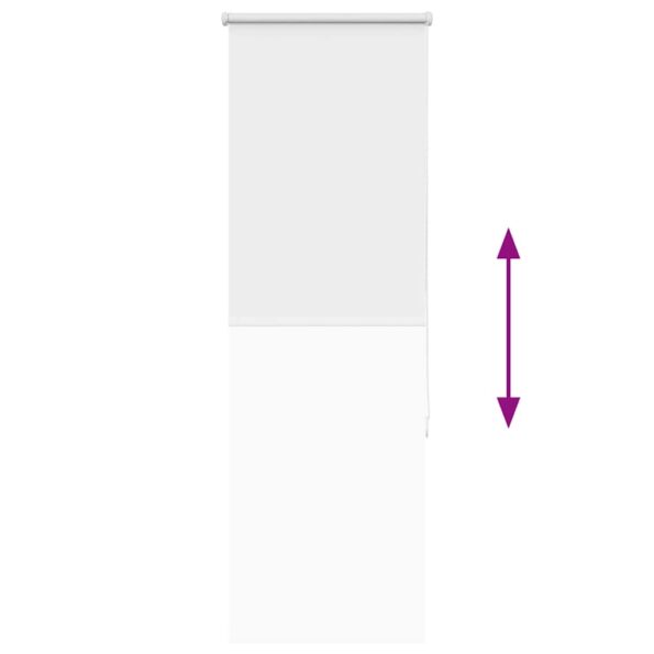 vidaXL Roleta Zatemnenie biela 60x130cm Šírka látky 55,7cm Polyester – Obrázok 9