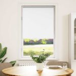 vidaXL Roleta Zatemnenie biela 85x130cm Šírka látky 80,7cm Polyester – Obrázok 2