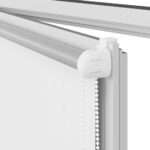 vidaXL Roleta Zatemnenie biela 85x130cm Šírka látky 80,7cm Polyester – Obrázok 12