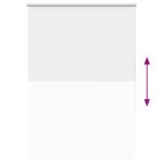 vidaXL Roleta Zatemnenie biela 95x130cm Šírka látky 90,7cm Polyester – Obrázok 9