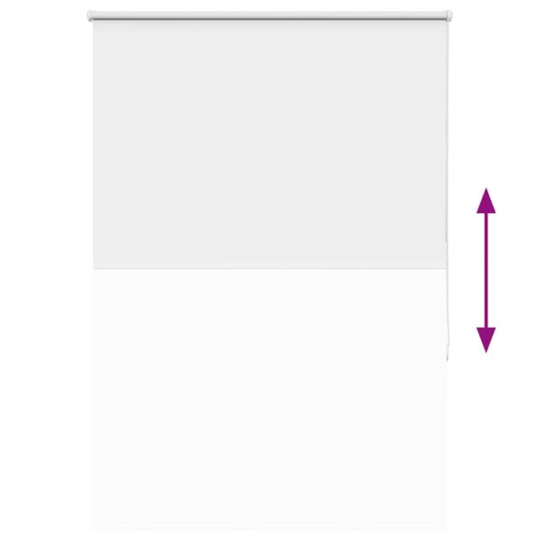vidaXL Roleta Zatemnenie biela 95x130cm Šírka látky 90,7cm Polyester – Obrázok 9