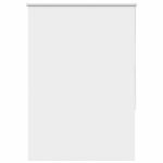 vidaXL Roleta Zatemnenie biela 100x130cm Šírka látky 95,7cm Polyester