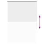 vidaXL Roleta Zatemnenie biela 100x130cm Šírka látky 95,7cm Polyester – Obrázok 9