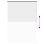 vidaXL Roleta Zatemnenie biela 105x130cm Šírka látky 100,7cm Polyester – Obrázok 9